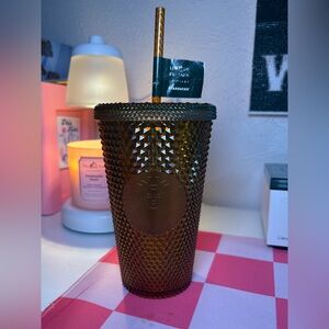 🤎 RARE Starbucks 50th Anniversary Amber Studded Tumbler – Grande (16 oz)